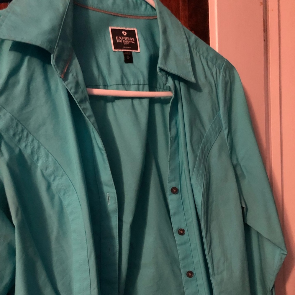 Express stretch button up!